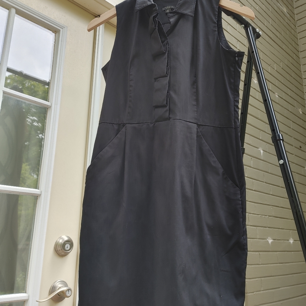 Ann Taylor Black Sleeveless dress 8P